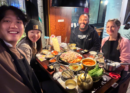 Watching baseball game in Seoul & local food experience